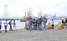 A detonação também foi acompanhada pela imprensa